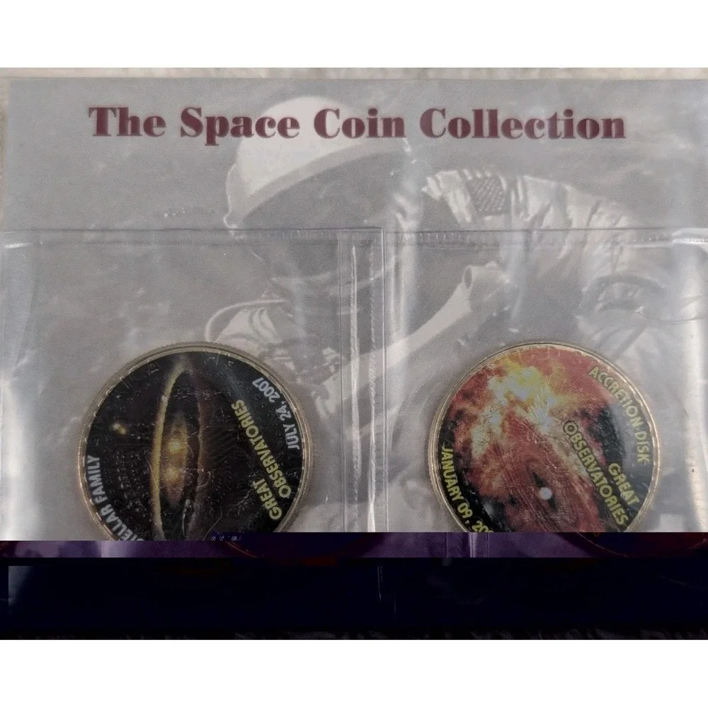 Mystic Stamp Space Coin Collection Kennedy Half Dollars Apollo NASA Lot of 13